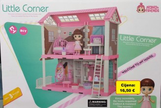 KUĆICA ZA LUTKE NA SASTAVLJANJE